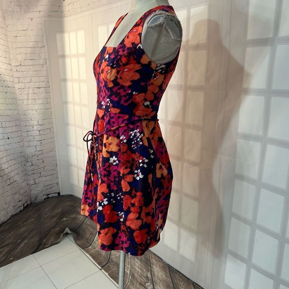 Shoshanna Floral Fit and Flare Dress Size 2 - Picture 4 of 10